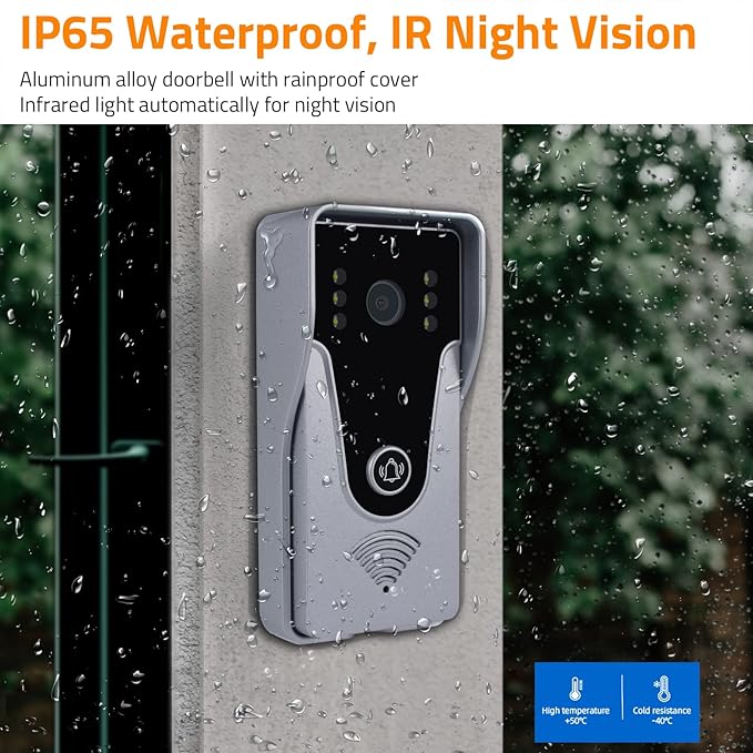 AMOCAM Wireless Video Doorbell Intercom - Image 5