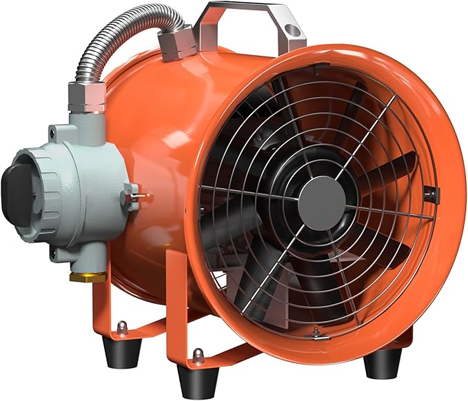 FICBXRA 10 Inch Explosion Proof Fan Portable Utility Blower Extractor Fan by FICBXRA