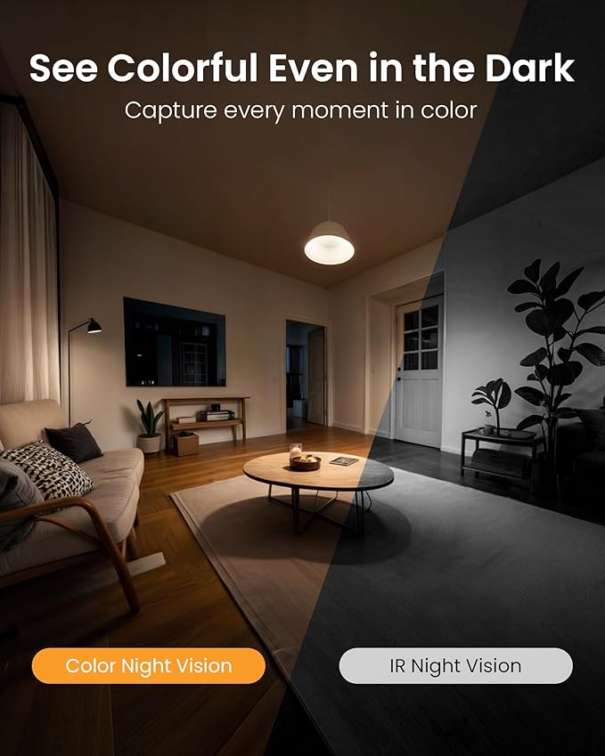 Anlapus 4 x A51D 4MP Dual Lens Indoor Security Camera, Motion Detect, Auto Track - Image 4