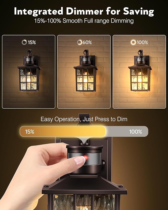 VIANIS 2 Pack Motion Sensor Outdoor Lights - Image 3