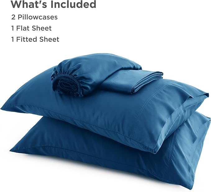 Bedsure California King Sheet Sets, Cooling Sheets, Rayon Derived from Bamboo - Image 7