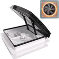 2012 14" RV Roof Vent Fan with LED Light, Air Max Reversible Exhaust Vent by 2012RVAccessories