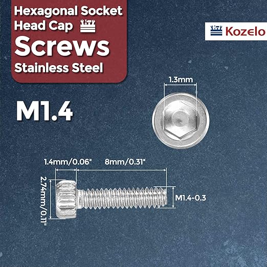 Kozelo 40pcs Socket Head Cap Screws - Image 2