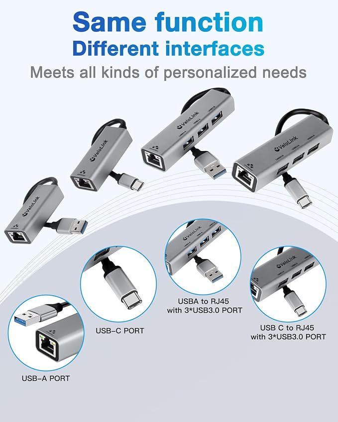 USB ethernet Adapter, USB 3.0 hub - Image 7