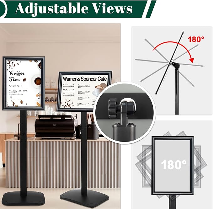 Mutualsign 3Pcs Heavy Duty Pedestal Sign Holder - Image 4