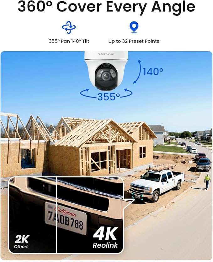 REOLINK 4K LTE Cellular Security Camera Wireless Outdoor, No WiFi, 3G/4G LTE - Image 2
