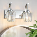 FDPBY Modern Bathroom Vanity Light, 2-Light Chrome Wall Sconce by FDPBY