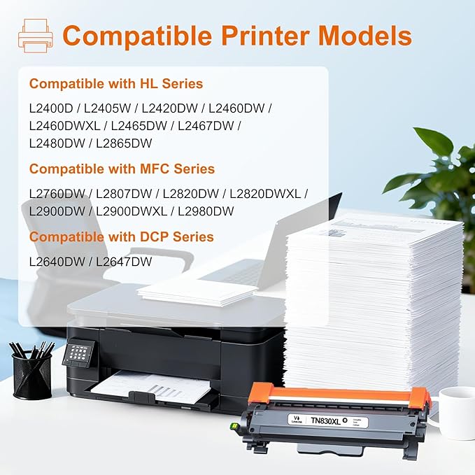 VLOVEINK TN830XL TN830 Toner Cartridge Replacement - Image 3