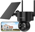 FAMVIVA 2K Solar Security Cameras Wireless Outdoor, 360°PTZ Battery Powered by FamViva
