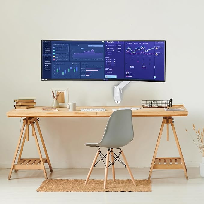 BEWISER Heavy Duty Monitor Arm Wall Mount - Image 8