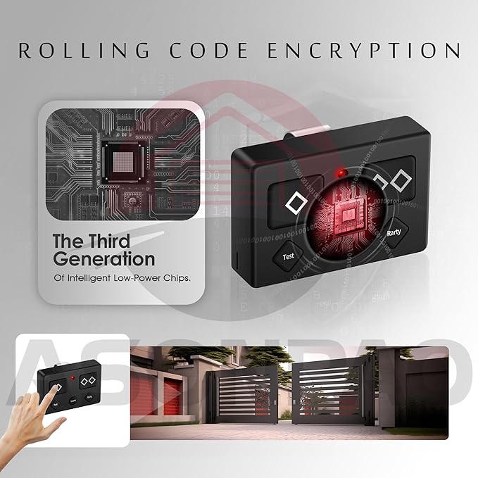 Ghost Controls AXP1 AXS1 AXR1 5-Button Gate Opener Remote Transmitter - Image 4