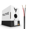 Voltive 12/2 Speaker Wire, Riser CL3R, 500ft by Voltive