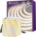 HitLights COB LED Strip Lights Neutral White 4000K, 16.4ft Premium High Density by HitLights