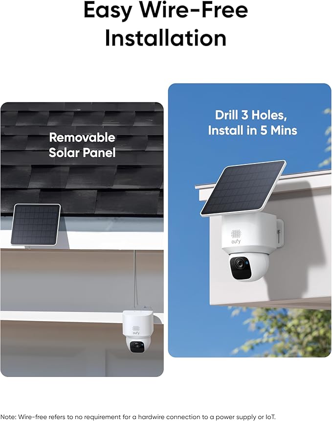 eufy Security SoloCam E30, 2 Pack, Security Cameras Wireless Outdoor, Solar - Image 5