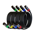 AuxLink XLR Cables, XLR Microphone Cable 10 ft 4 Pack by AuxLinkcable