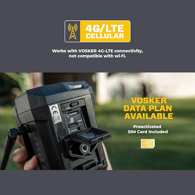 Vosker V150 Solar-Powered LTE Cellular Home Security Outdoor Camera | Motion - Image 4