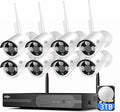 Hiseeu 4K Home Security Camera System, 24/7 Recording, 16CH NVR Kit, Corded by Hiseeu