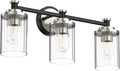 PHIXART Bathroom Lighting Fixtures Black and Brushed Nickel Bathroom Vanity by PHIXART