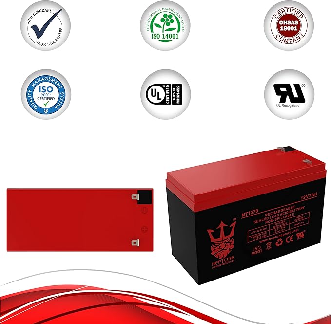 Neptune Power Brand NT1270 F1 12V 7Ah SLA Replacement Battery - Image 4