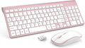 J JOYACCESS Wireless Keyboard Mouse Combo, Typewriter Keyboard Wireless by JOYACCESS