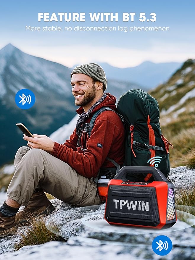 TPWIN Portable Bluetooth Speakers - Image 7