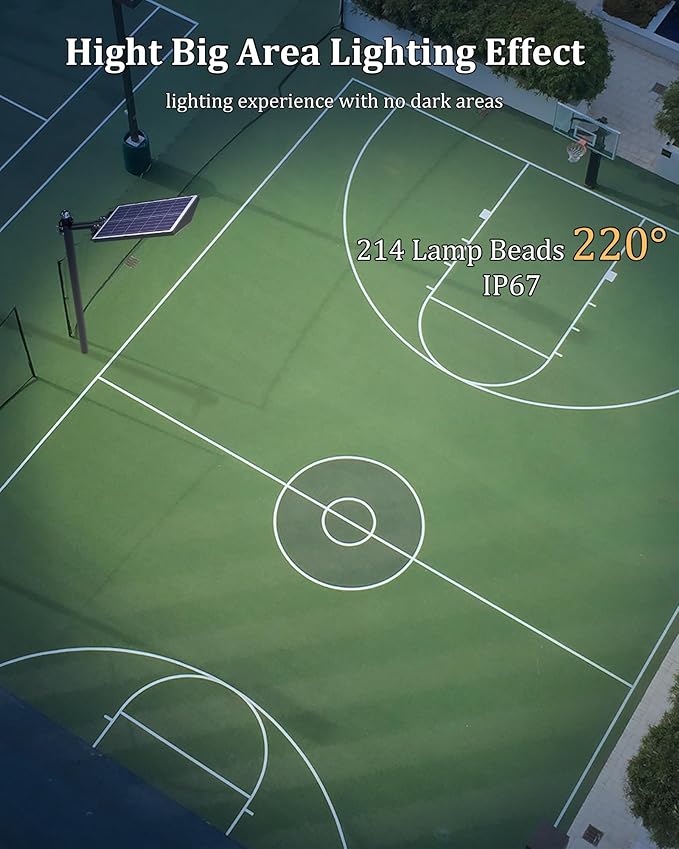 Ofuray Of-9600W Solar Street Lights Outdoor, 660000Lm Solar Security Flood - Image 4