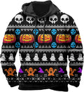 Halloween Hoodie Men Graphic Pumpkin Ghost Printed Sweatshirt Casual Trendy by Spatofa