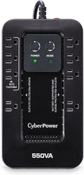 CyberPower EC550G Ecologic UPS Battery Backup and Surge Protector, 550VA/330W by CyberPower