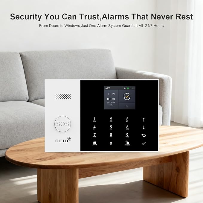 LWOHSI Wireless Alarm System, Anti-Theft Home Security Systems, Tuya APP - Image 2