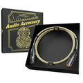 AA AUDIO ACCESSORY Gold Series Star Quad XLR Cables 1.5ft, Neutrik Connectors by AA