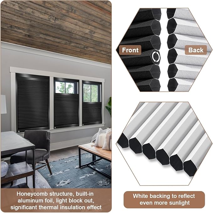 LEXEN Smart Bottom Up Honeycomb Shades - Image 4