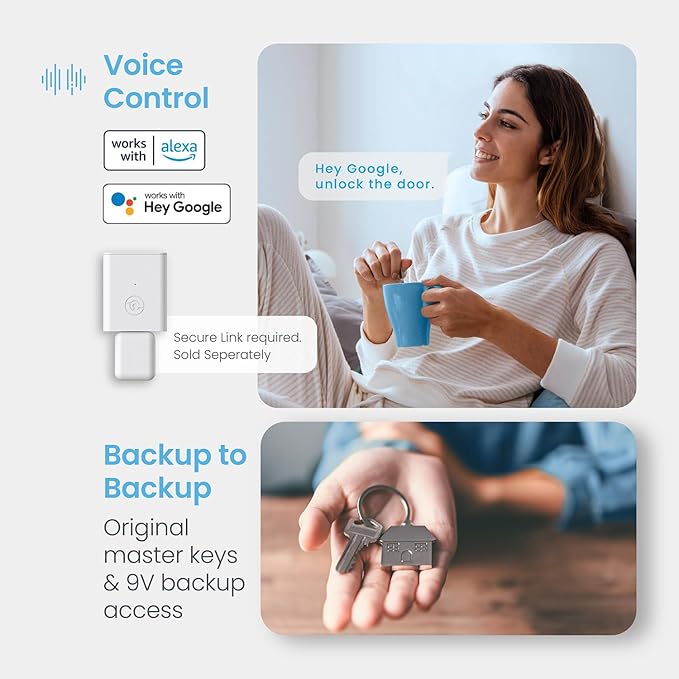 Lockly Secure Plus Bluetooth Smart Door Lock, Keyless Entry - Image 8