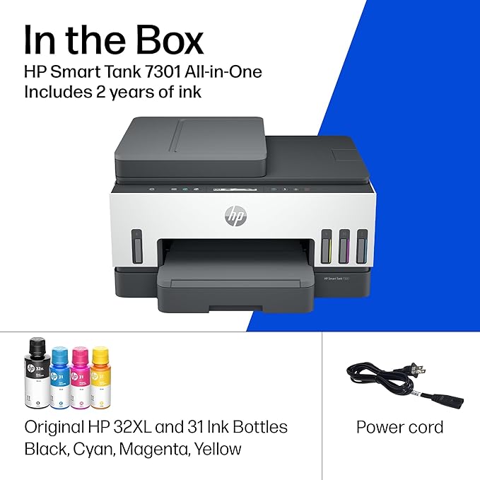 HP Smart Tank 7301 Wireless All-in-One Ink Tank Printer, Copier - Image 15