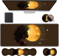 Ergonomic Keyboard Wrist Rest & Mouse Pad Wrist Rest Set, Large XXL Gaming Desk by Unknown