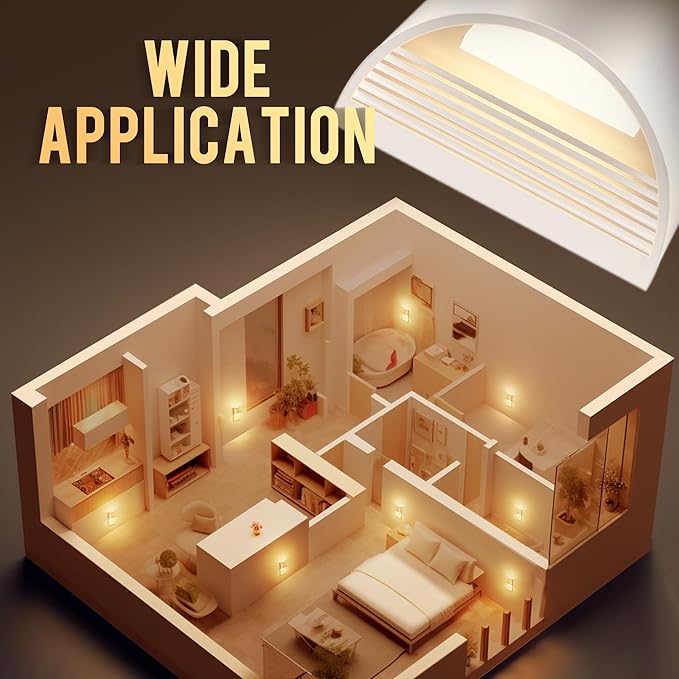DORESshop LED Night Light, 3 Level Brightness Adjustable Plug in Night Light - Image 6