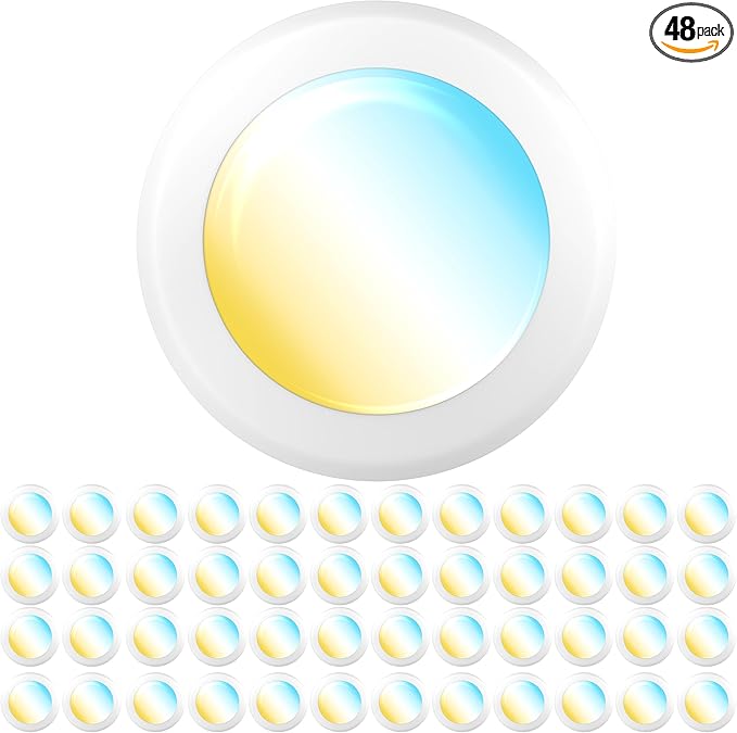 Sunco 48 Pack LED Disc Lights Ceiling 6 Inch, Flush Mount Disk Light, Recessed by SuncoLighting