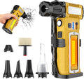 Compressed Air Duster 300000RPM 8000mAh, 6-in-1 Electric Mini Air Blower by YIREAL