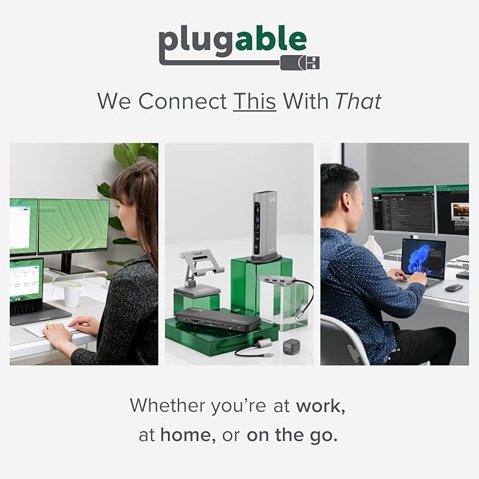 Plugable 12 Outlet Power Strip 4320 Joules Surge Protection, Built-in 10.5W - Image 6