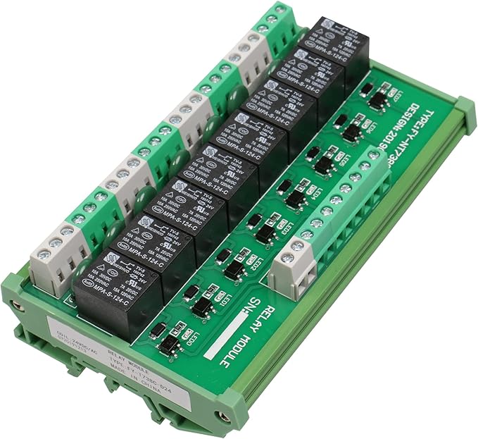 Good BNTai 8 Channel Interface Relay Module 12VACDC 24VACDC 110VAC 230VAC DIN by Good+BNTai