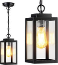 MYHXQ 11'' Outdoor Pendant Light, Modern Outside Chandelier Outdoor Hanging by MYHXQ