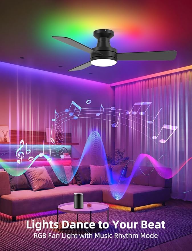 Homlit 42 inch RGB Ceiling Fan - Image 8