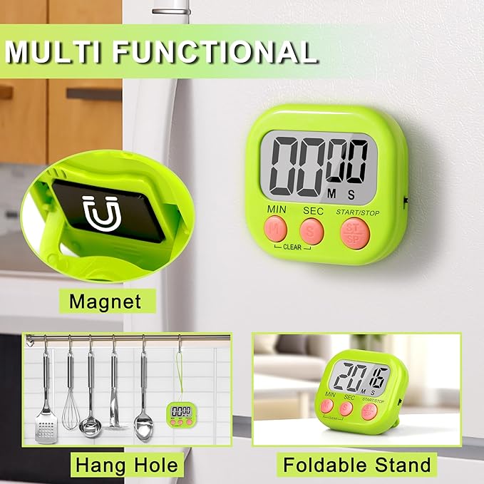 ZILLEEN Classroom Timer for Kids Teachers 2 Pack Digital Timers - Image 3