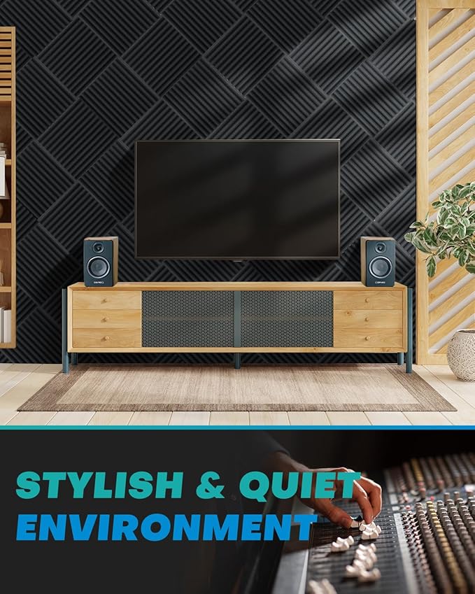 18 Pack Sound Proof Foam Panels - Image 4