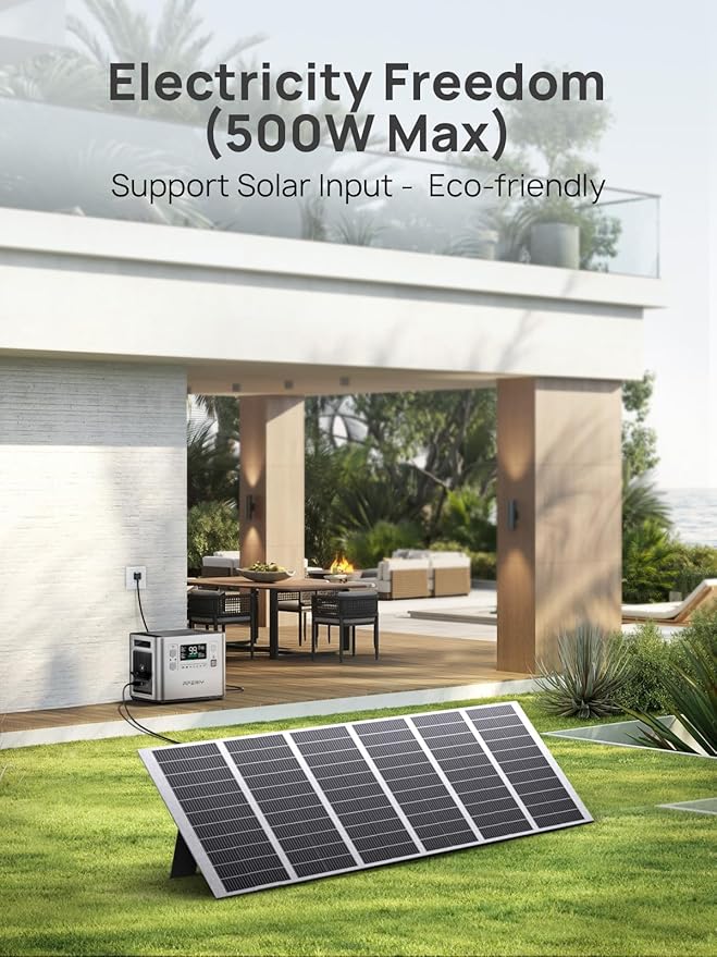 AFERIY P210 Portable Power Station 2400W, 2048Wh LiFePO4 Battery Generator - Image 8