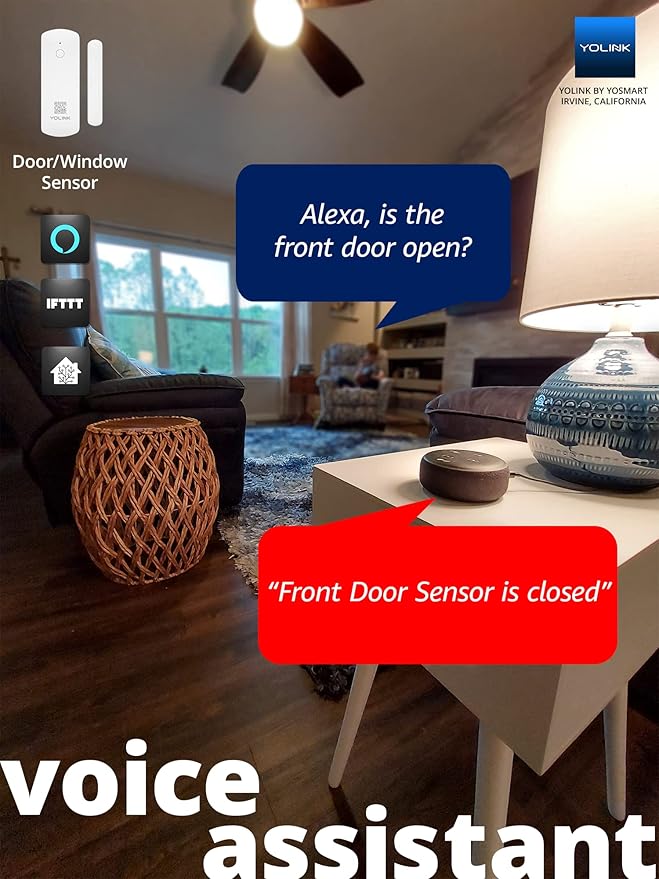 YoLink LoRa Smart Door Sensor Starter Kit: SpeakerHub Audio Hub & Door Sensor - Image 8