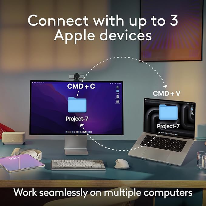 Logitech MX Keys S Combo for Mac, Wireless Keyboard and Mouse - Image 10