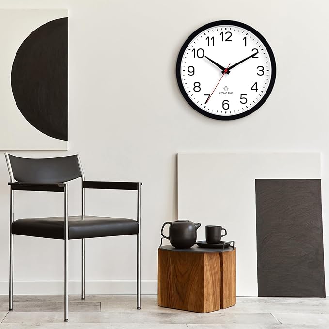 AKCISOT Atomic 12 Inch Wall Clock Analog Clocks - Image 8