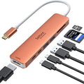 USB C Hub HDMI Adapter for MacBook Pro/Air, 7 in 1 USBC Dongle by SeloreS-Global