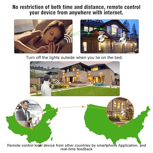 eMylo Smart WiFi Light Switch Wireless Relay Switch Module Remote Control Home - Image 5