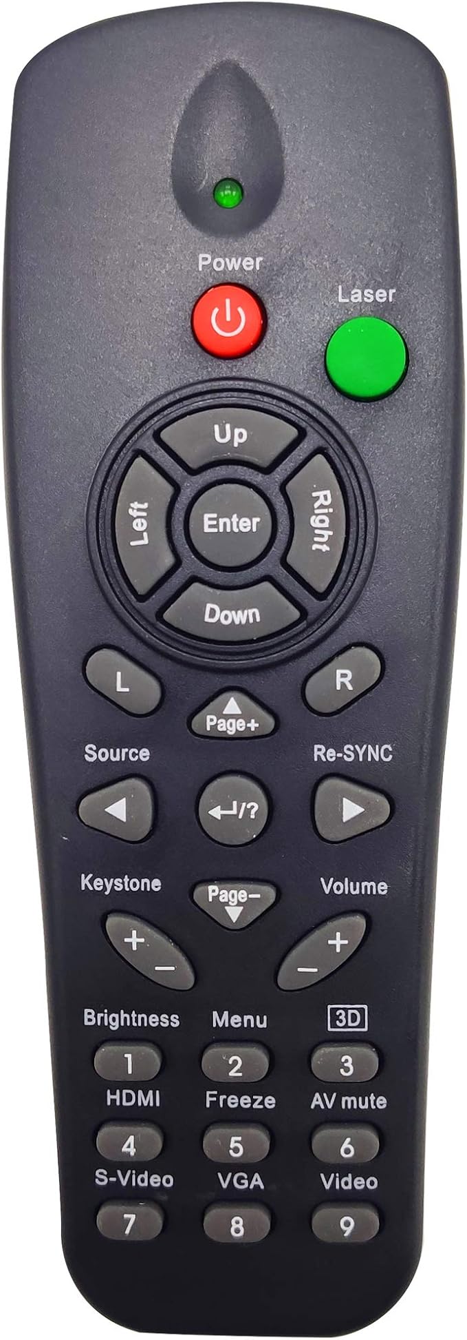 INTECHING BR-5016L Projector Remote Control by INTECHING